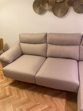 Sofá 3 plazas con chaiselongue El Corte Inglés