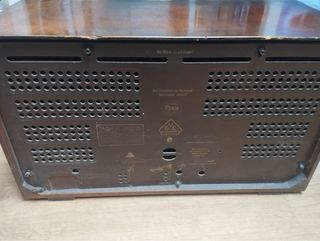 Radio Antigua Madera Marrón