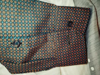 Camisa C&A Marrón Estampada Talla M