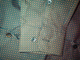 Camisa C&A Marrón Estampada Talla M