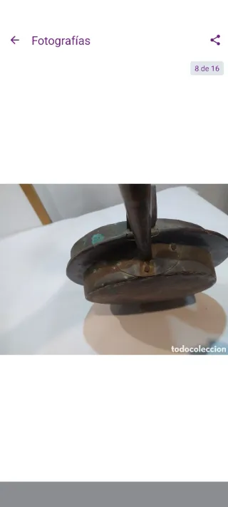 Calientacamas Cobre Siglo XIX