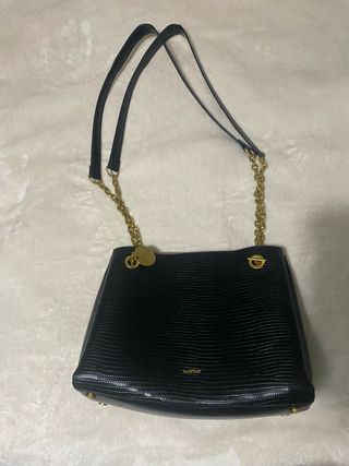 Bolso Parfois negro efecto piel