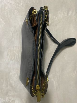 Bolso Parfois negro efecto piel