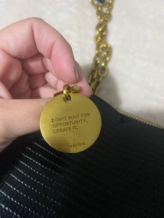 Bolso Parfois negro efecto piel