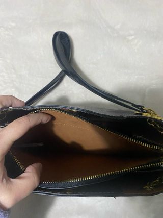 Bolso Parfois negro efecto piel