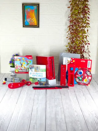 Nintendo Wii Edizione Speciale Mario Bros Rossa