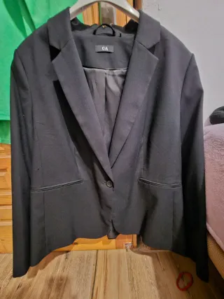 Chaqueta americana C&A negra