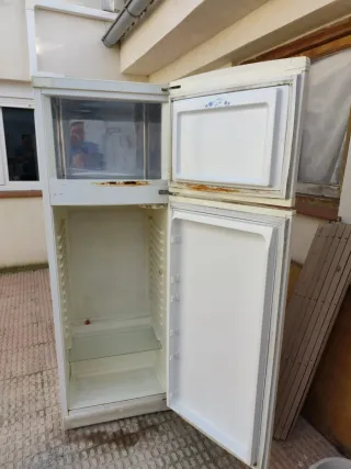 Nevera blanca Whirlpool,fin de obra, leo ofertas