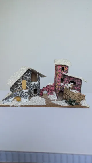 Casetta presepe vintage