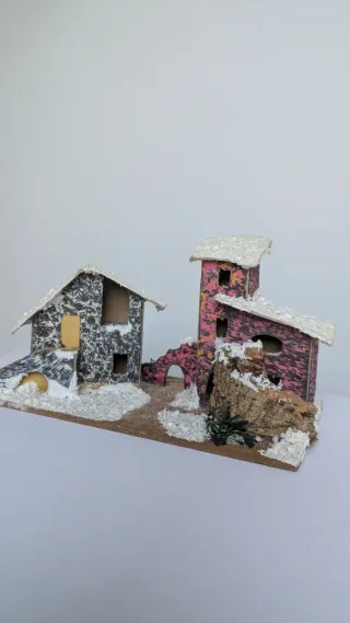 Casetta presepe vintage