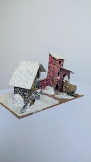 Casetta presepe vintage