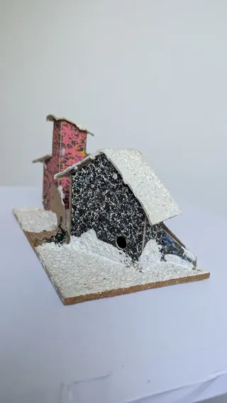 Casetta presepe vintage