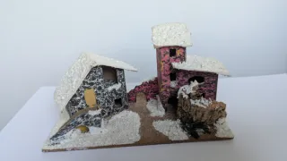 Casetta presepe vintage