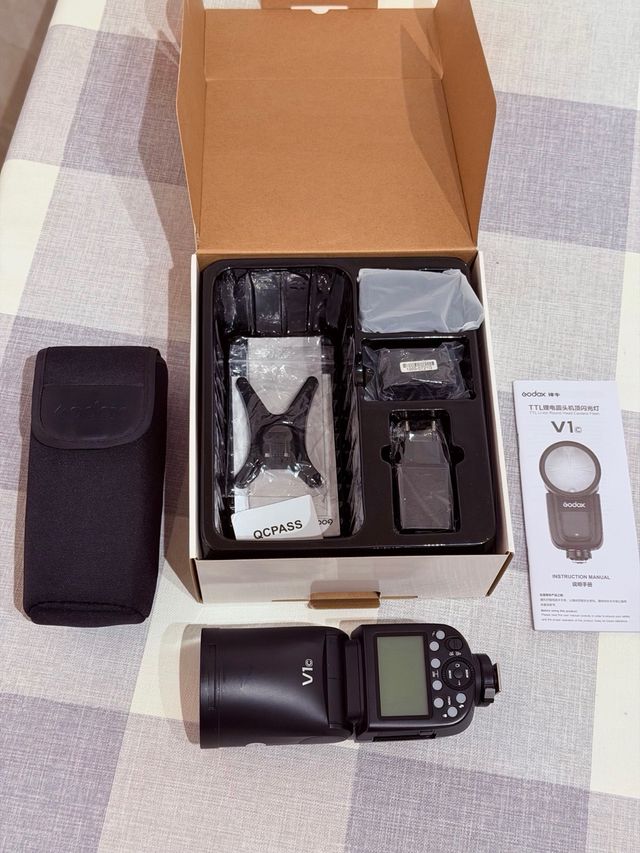 Flash Godox V1-C TTL para Canon