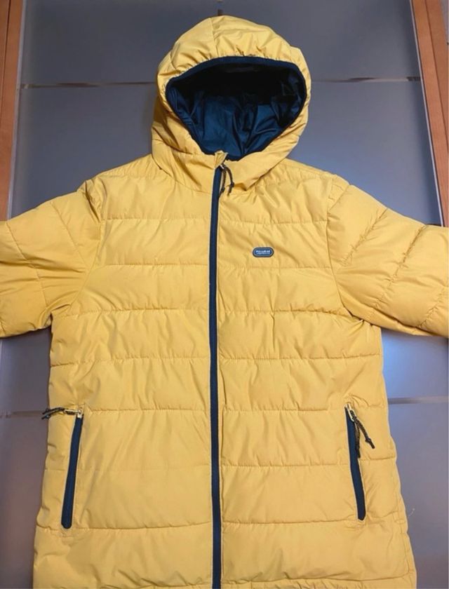 Giacchetta Pull&Bear gialla con cappuccio