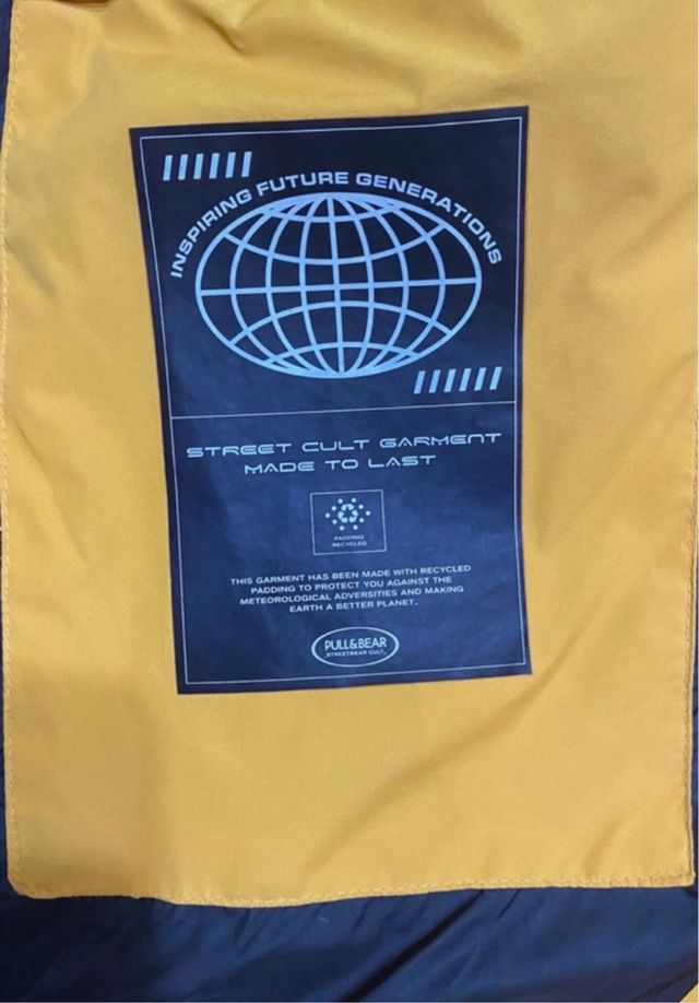 Giacchetta Pull&Bear gialla con cappuccio