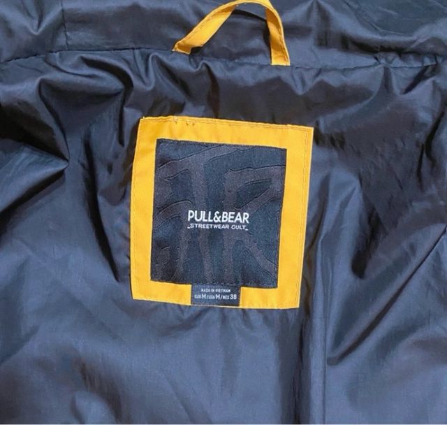 Giacchetta Pull&Bear gialla con cappuccio