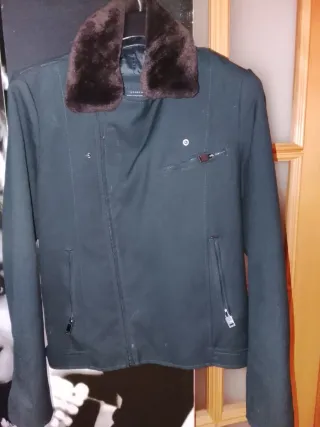 Cazadora hombre con cuello pelo