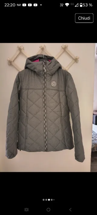 Piumino Decathlon grigio