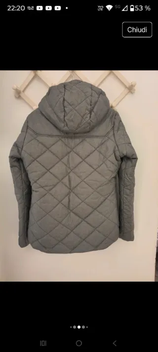 Piumino Decathlon grigio