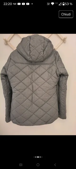 Piumino Decathlon grigio