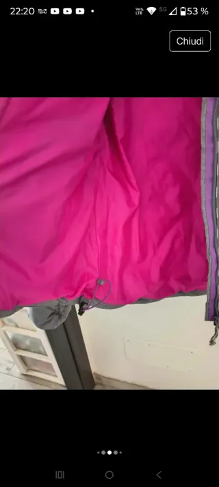 Piumino Decathlon grigio