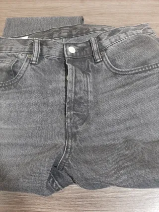 Pantalón Zara Gris Chico