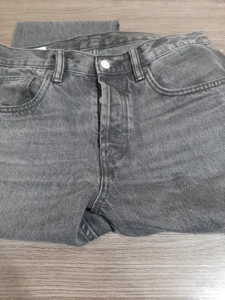 Pantalón Zara Gris Chico