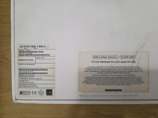 MacBook Pro 13.3 M1 8/512GB Batería 90%