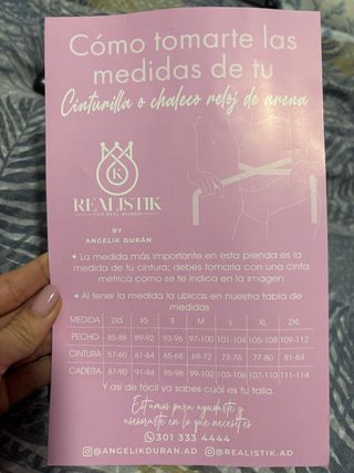 Cinturilla Reloj de Arena Talla 2XS, marca colombi