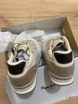 Zapatillas Pepe Jeans Beige y Marrón