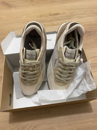 Zapatillas Pepe Jeans Beige y Marrón