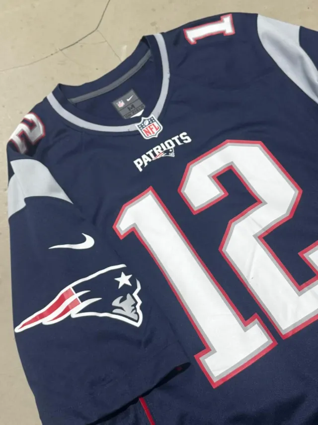 Maglia Nike NFL Patriots 12 Taglia M