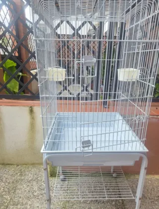 Jaula para pájaros y loros grande