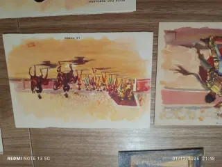 Antiche Cartoline Spagna - Corrida Toros