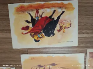 Antiche Cartoline Spagna - Corrida Toros