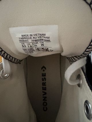 Converse Botas Plataforma Negras