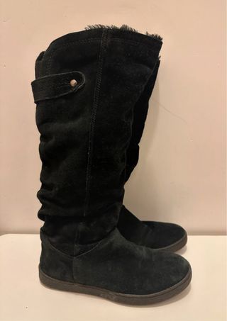 Stivali Bata neri scamosciati n. 36