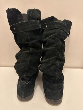Stivali Bata neri scamosciati n. 36