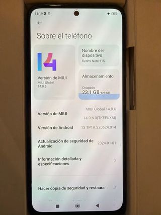 Xiaomi Redmi Note 11S 128GB Blu