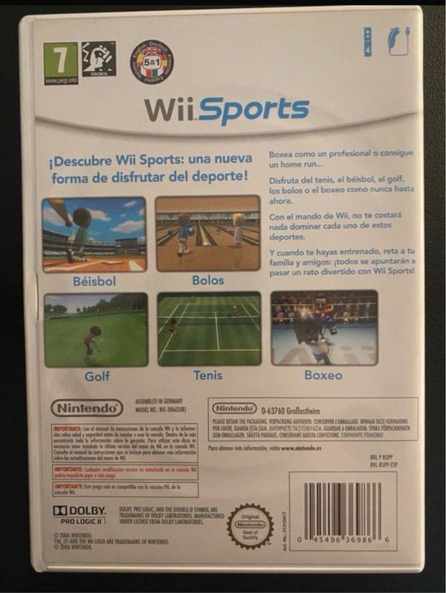 Wii Sports Nintendo Wii