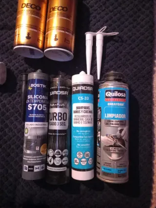 Lote Herramientas: Siliconas, Brochas y Más