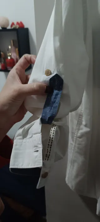 Chaqueta Pull&Bear Blanca Talla L