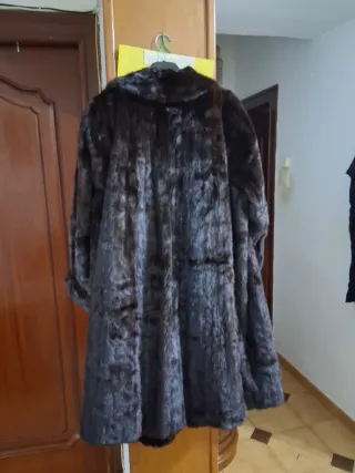 Abrigo largo INDUPSA marrón