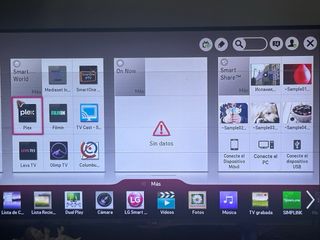 Smart TV LG 42' Negro y Plata