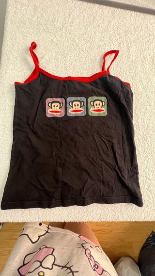 Top tirantes Paul Frank mono camiseta xs