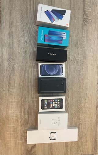 Cajas de móviles Apple, Honor, Huawei, Sony