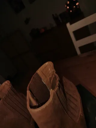 Botines ante tacón plataforma 39