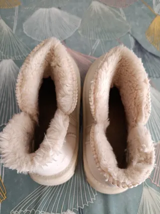 Botas de invierno beige mujer