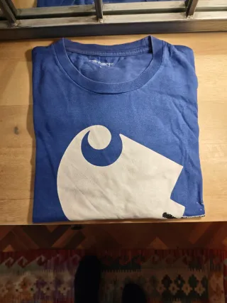 Camiseta Carhartt XL Diseño Bomba Añil